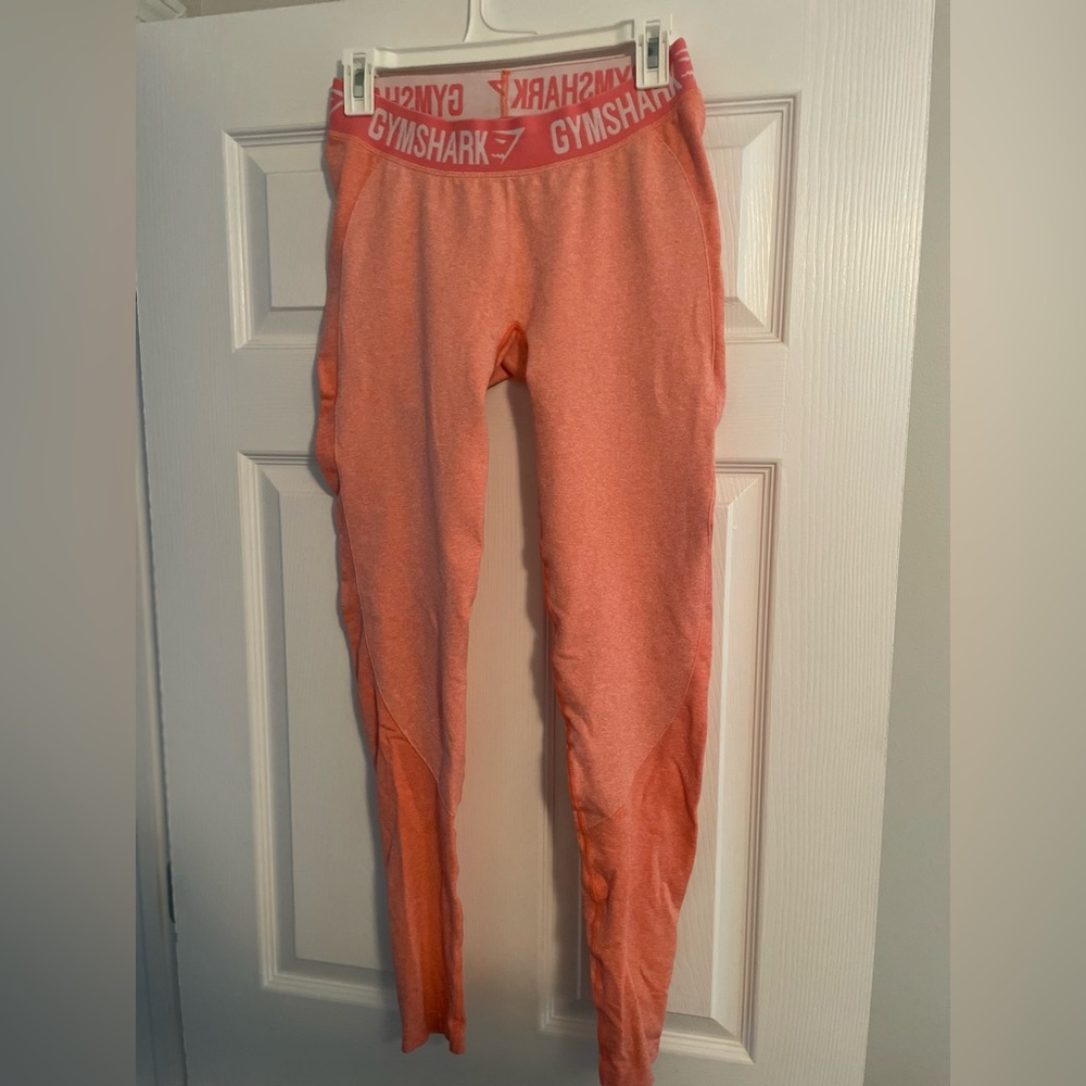Gymshark orange workout leggings size L
